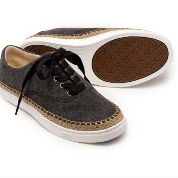 UGG Shoes - UGG Eyan II Espadrille Canvas Lace Up Sneakers